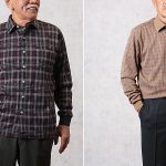 70代 80代男性の冬ファッションに人気のニットシャツ