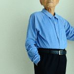 70代80代の高齢男性のために作ったポロシャツ
