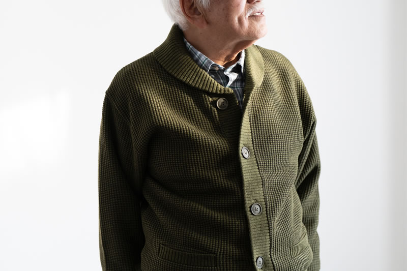 高齢者 洋服　男性 セーター