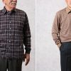 70代 80代男性の冬ファッションに人気のニットシャツ