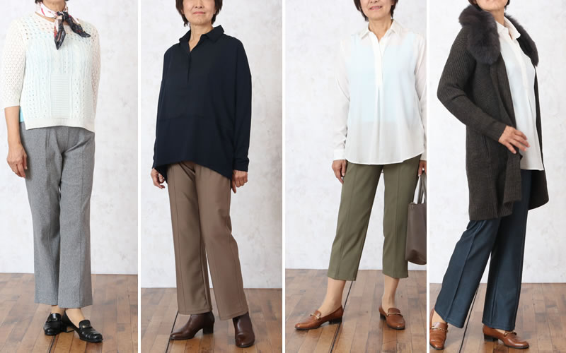 60代70代80代女性の秋のファッションに総ゴムズボンの選び方 - シニアファッション専門店TCマートの公式ブログ