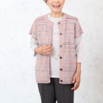 【シニアファッションコーディネート】 春服ベストを使ったコーディネート