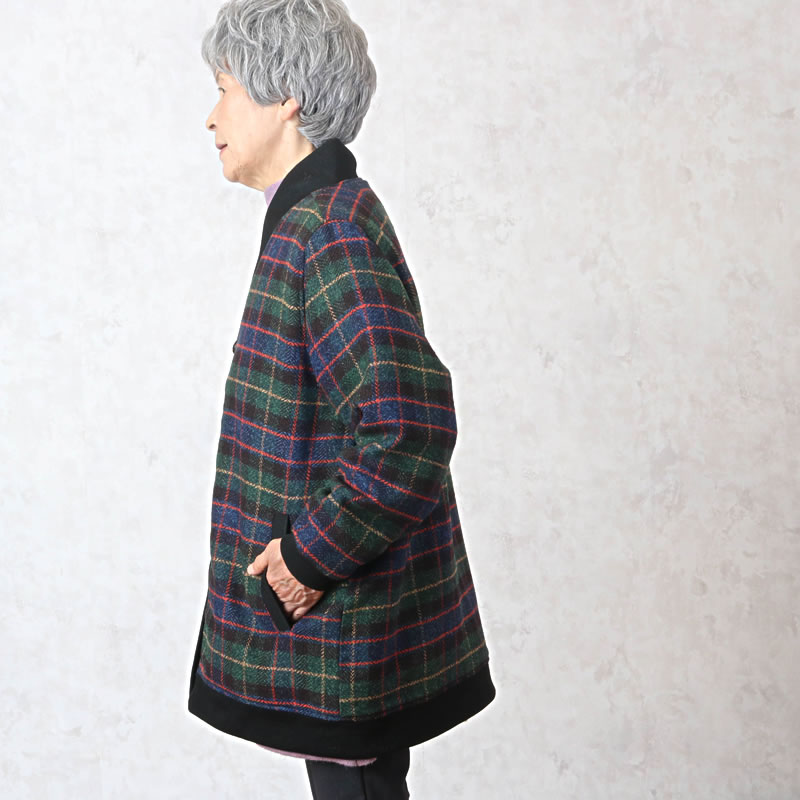 70代80代シニア女性に人気のあったかホームブルゾン（洋服）