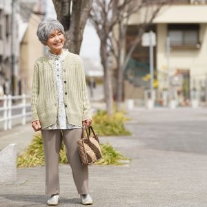 70代80代女性のシニアファッション2022年4月コーディネート