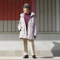 70代80代女性の冬のシニアファッションコーディネート