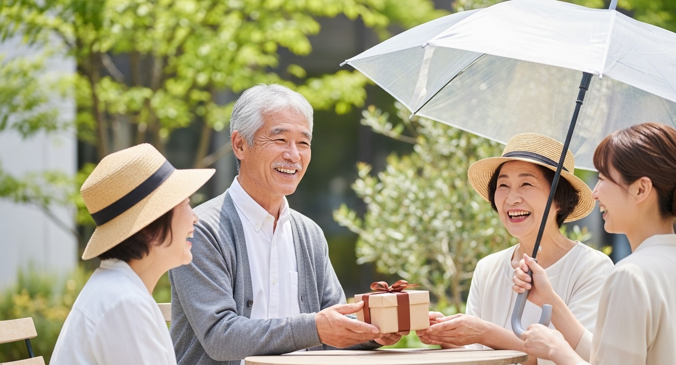 父の日ギフトに贈るシニアメンズファッション夏の選び方