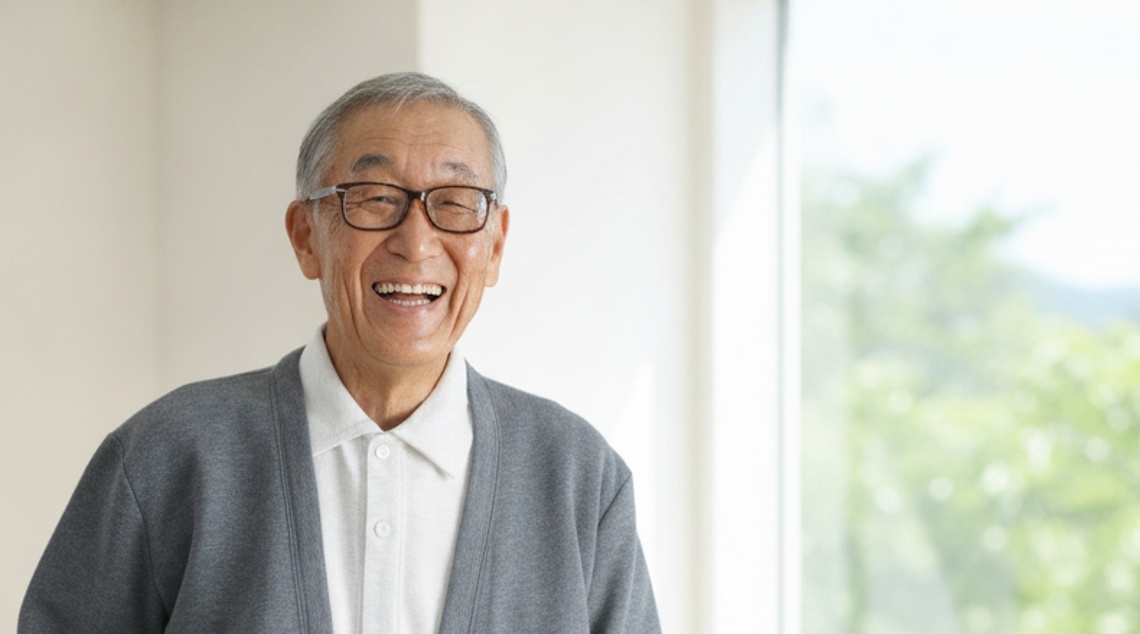 シニア男性の着替えやすい服選び|スナップボタンで快適に