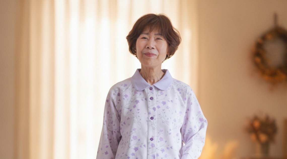 高齢者が着替えやすい服はスナップボタンが鍵!秋の快適コーデ