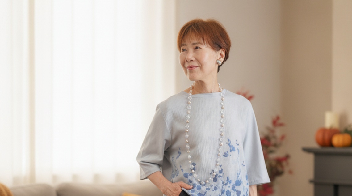 70代女性を格上げする小物使い|おしゃれに見える選び方のコツ