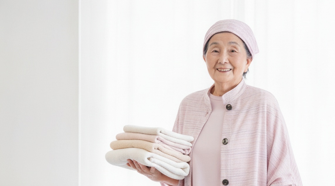 シニア向け洗濯しやすい乾燥機対応服で秋のコーデを快適に